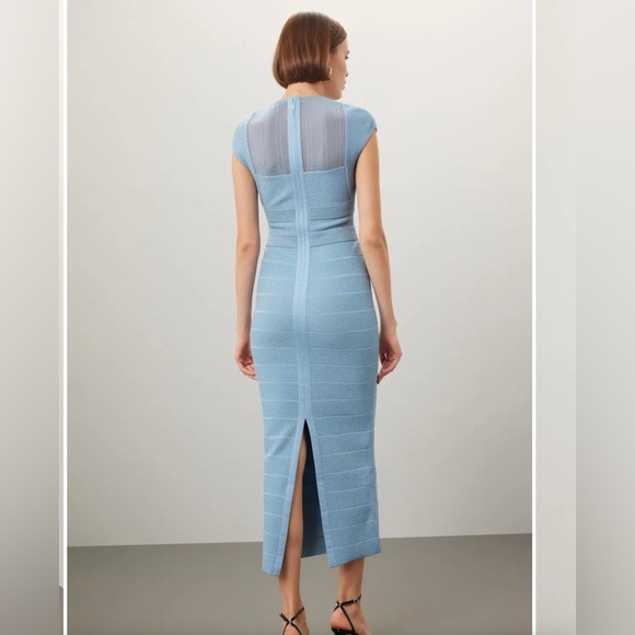 Hervé Léger Sheer Bustier Gown 🪷 - Picture 2 of 11